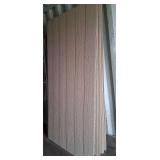 Fourteen Sheets of Wooden Siding Panels