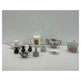 Fine Bone China Teapots and Other Ceramic Pieces