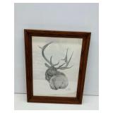 'A Free Ride' Framed Pencil Drawing by Bob Shepherd