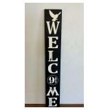 Themed Wooden Welcome Sign