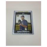 2007 Topps Yovani Gallardo Rookie Card