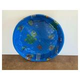 Small Plastic Pool with Fish Design... has crack