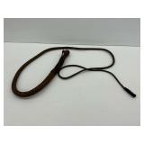 Braided Leather Whip
