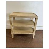 Painted Wooden Three-Tier Stand