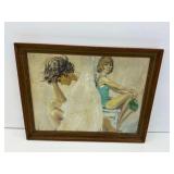 A. Possolini Framed Portrait