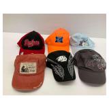 Six Baseball Caps for Adults