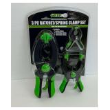 New Grip Ratchet and Spring Clamp Set