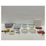 Home Accent Group with Coasters, Hooks, and More