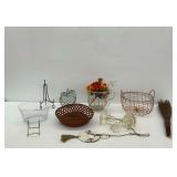 Metal and Wooden Decorative Items