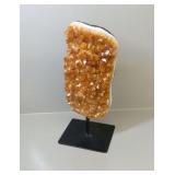 Citrine Mineral Group with Display Stand