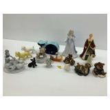 Figurines Including House of Lloyd, Franklin Porcelain, and Boyds Bears