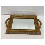 Ornate Framed Mirrored Tray