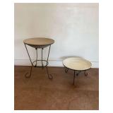 Two Heated Bird Baths