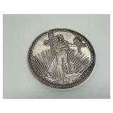 Silver Towne Saint Gaudens Silver Round