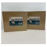 Two New Riker Display Cases