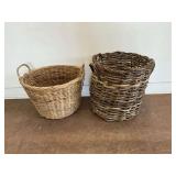 Two Woven Baskets