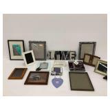 Wide Assortment of Picture Frames, Photo Album, and Motivational 'Live' Sign