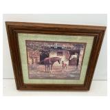 Framed Equine Art Print
