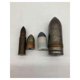 Group of Military Shells and Projectiles