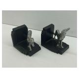 Ronson Art Deco Russian Wolfhound Bookends