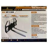 Unused Landhonor Mini Skid Steer Pallet Fork Frame