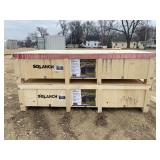 SDLGM1220F Galvanized Metal Livestock Shed