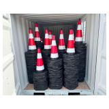 Approximately 436 Traffic Cones