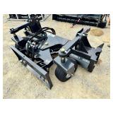 Unused Landhonor Skid Steer Harley Power Rake Attachment 72" Wide
