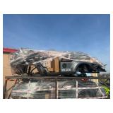 SDLGC80 GOLF CART ... This is the golf cart on the top of the stack & is damaged, see photos