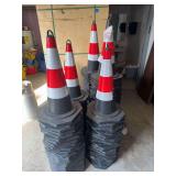 Approximately 136 Traffic Cones