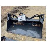 Wolverine Unused 2026 Mini Skid Steer Combination Bucket Attachment