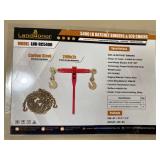 Unused Landhonor 5400 LB Ratchet Binders & 5/16" G70 Chains (Total QTY of 24)