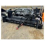 Unused Landhonor Skid Steer Harley Power Rake Attachment 72" Wide