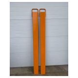 Pallet fork extensions ... 80 inches long