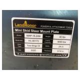 Unused Landhonor TORO Dingo Mount Plate - Heavy Gauge