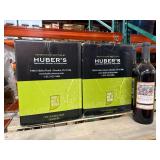 Huber Blackberry Wine (12/750ml) you are bidding on six complete cases and one case with three bottles