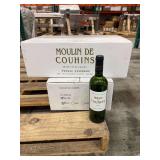 Chateau Couhins Moulin de Couhins Blanc (12/750ml) you are bidding on 2 complete boxes