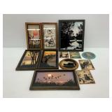 Group of Framed Silhouette Art