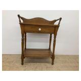 Wooden Washstand with Drawer
