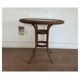 Martha Stewart Bistro Table with Glass Top