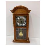 D and A Wooden Wall Clock