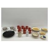 Dinnerware Group Featuring Royal China, Heritage Ware, and Corning