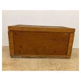 Wooden Trunk with Lid