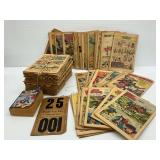 Group of Comic Books with Price Guide and Pratt Ice Company Sign