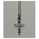 Sterling Silver Cross Pendant Necklace