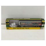 SpecCast John Deere Semi Tractor and Trailer Diecast Replica