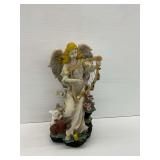 Angel Playing Harp Statue