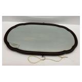 Mirror with Wooden Frame