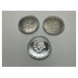 Three Donald Trump 2020 Coins