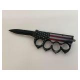 USA Themed Folding Pocket Trench Knife